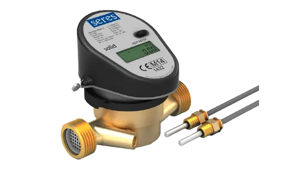 Seres Solid mechanical heat meter with temperature sensors