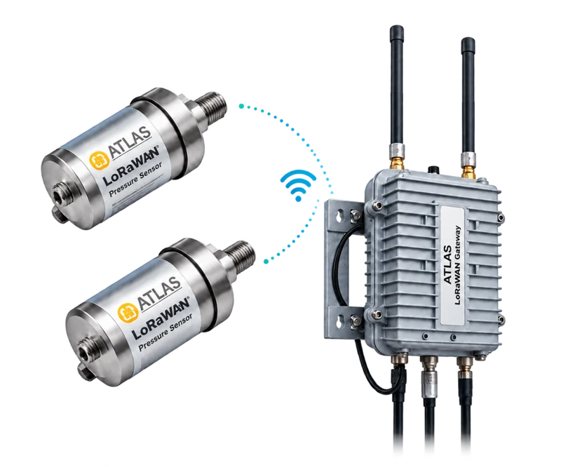 LoRaWAN Pilli Basınç Sensörü ve İzleme Sistemi